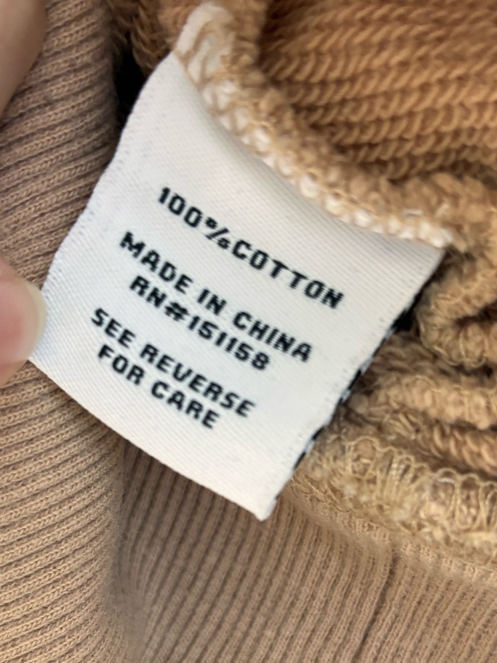 525 America Cropped Crewneck Sweatshirt 100% Cotton (S) - Picture 4 of 5